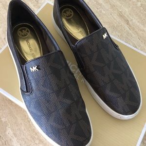 Michael Kors Keaton Logo Slip On Sneakers
